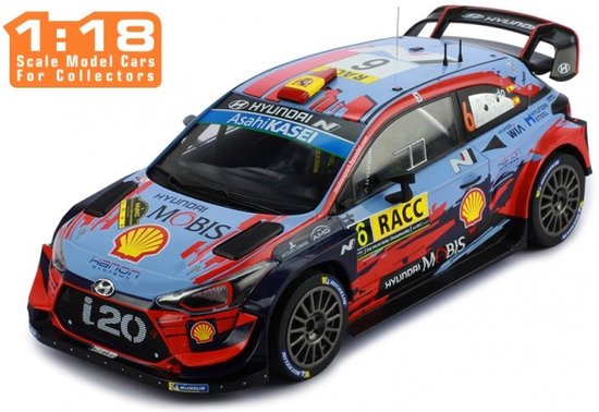 Hyundai i20 Coupe WRC #6 3rd Rally Catalunya 2019 - 1:18 - IXO Models |  bol.com