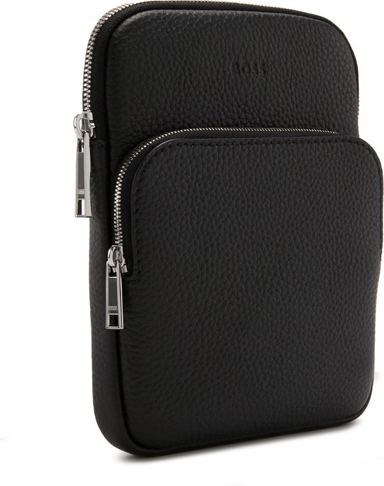 Hugo Boss BOSS Heren Crossbody tas Leer Zwart