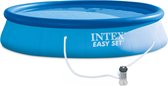 Intex Piscine Easy set avec pompe de filtration Ø396cm x 84cm de haut - Piscine