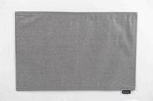 Rasteli de Table Anti-Taches Grijs- Grijs Taupe 45 x 30 cm Ensemble économique de 2 pièces