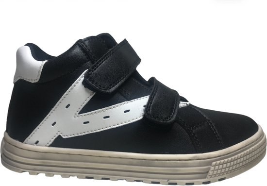 Naturino - mt 31 - velcro's hoge sneakers - Snip High - zwart wit