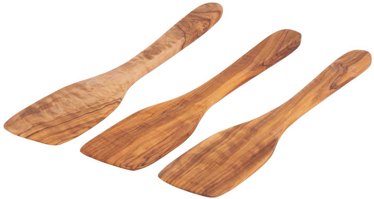 Olijfhouten Diepe lepel 36cm lang – Smok BBQ – Voor al jouw rookhout