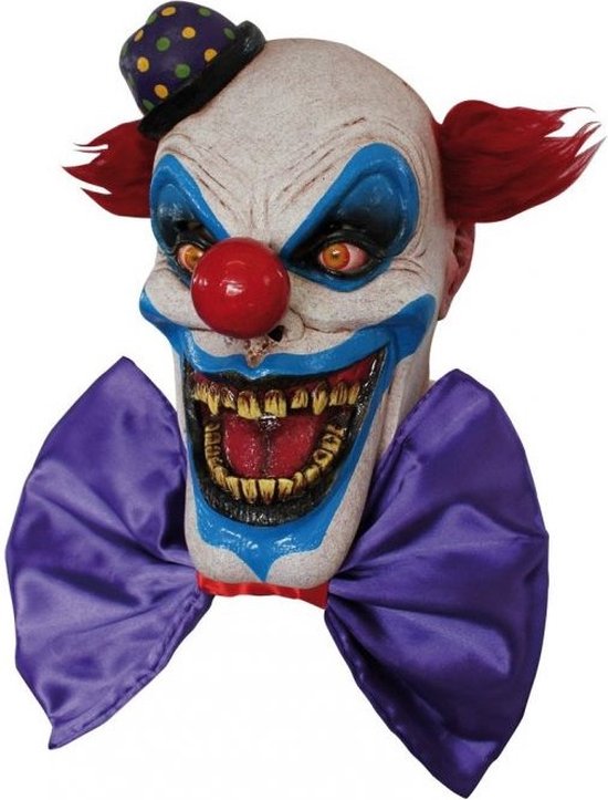 Masker Chompo the Clown voor volwassenen + Fake bloed | Halloween | Griezel  | bol.com