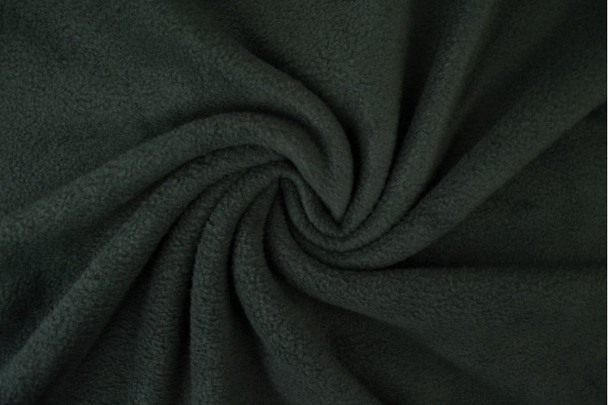 10 meter fleece stof - Antaciet - 100% polyester