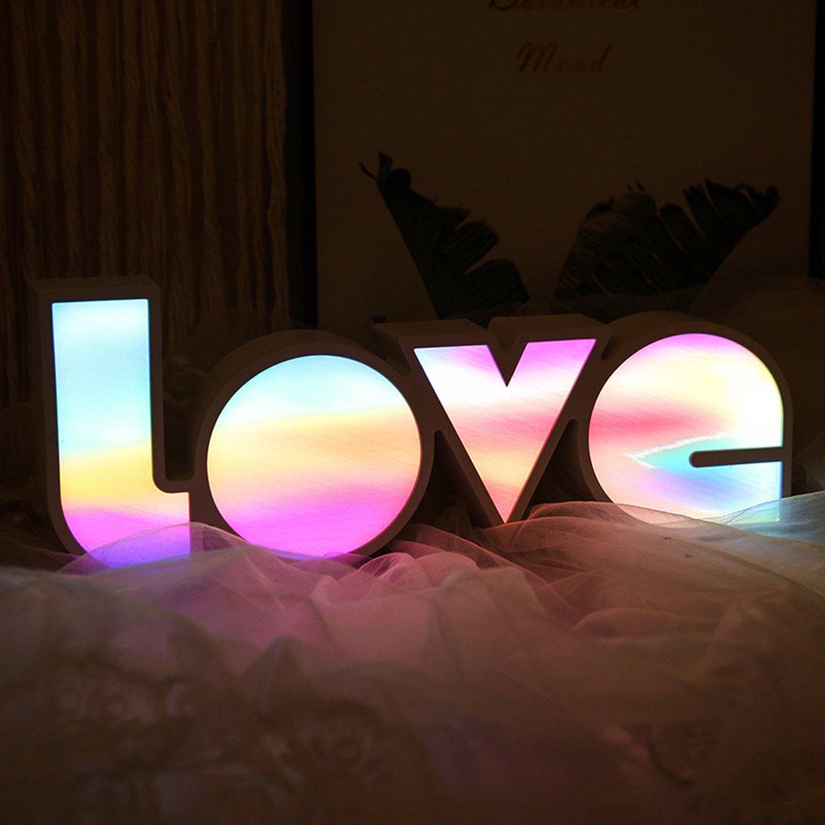 Neon Love Letters – Neon verlichting – Sfeerlicht – Voor binnen – Wandlamp – Nachtlampje - love 1