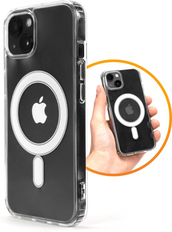 R2B® iPhone 13 hoesje geschikt voor draadloos opladen van Apple iPhone -  Inclusief... | bol