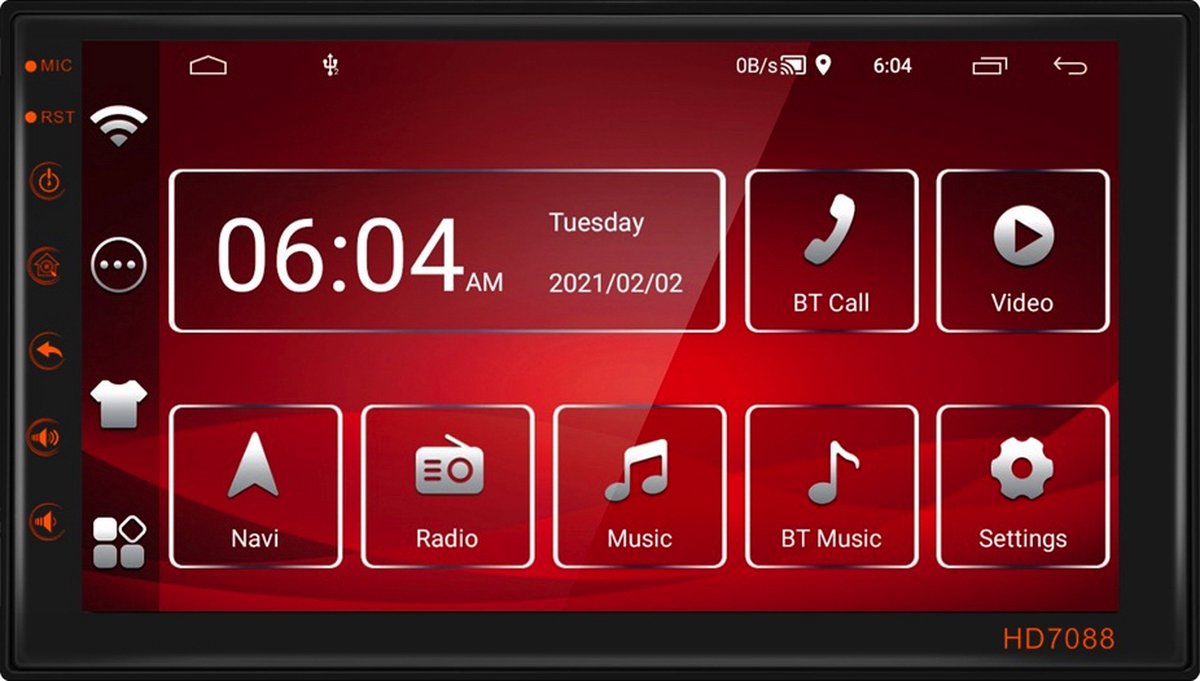 Autoradio 2 Din - Android 8.1 - Bluetooth - Navigation - Mains libres -  Radio - 7... | bol.com