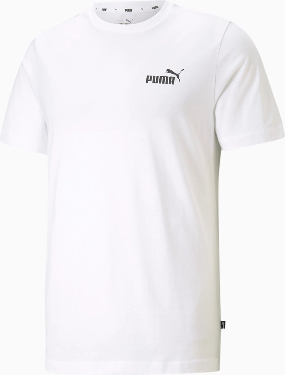 Puma Essentials Small Logo T-shirt Mannen Wit