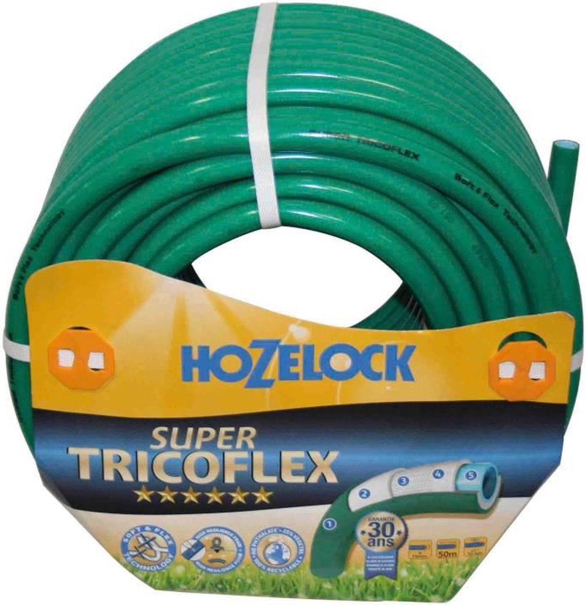 HOZELOCK - Tuinslang - super tricoflex groen 15 - 50m