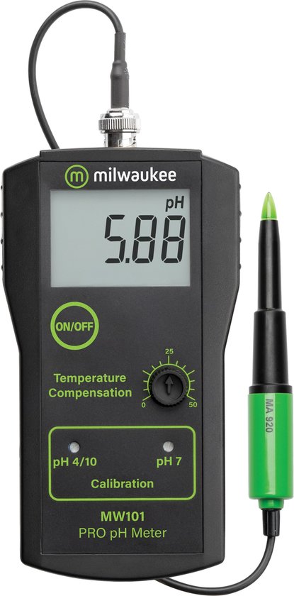 MILWAUKEE MW101, pH GROND meter