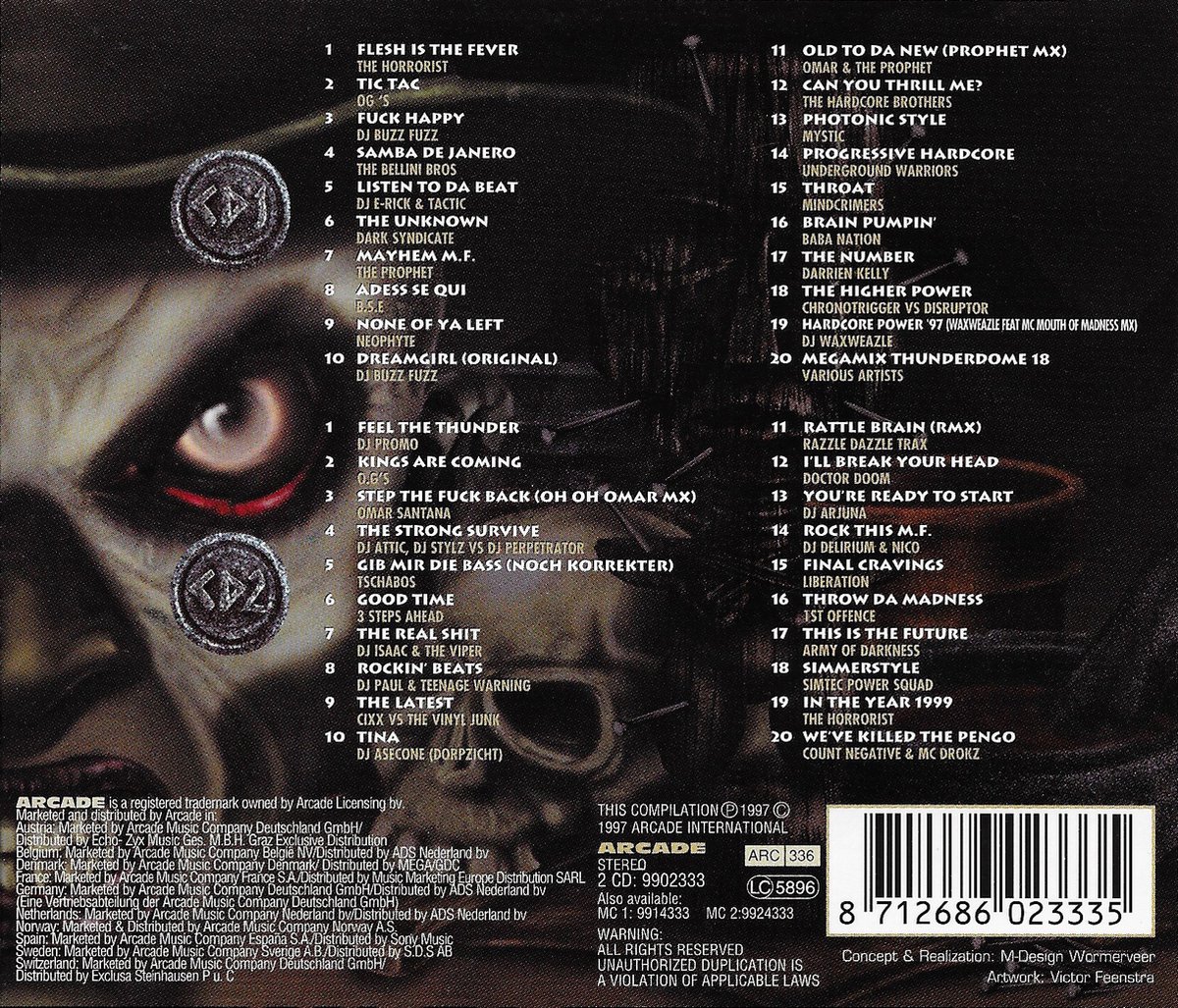Thunderdome XIX - Cursed By Evil Sickness - 9902333 | bol