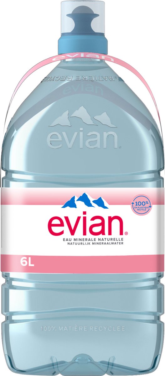 Evian water Petfles 6 Liter