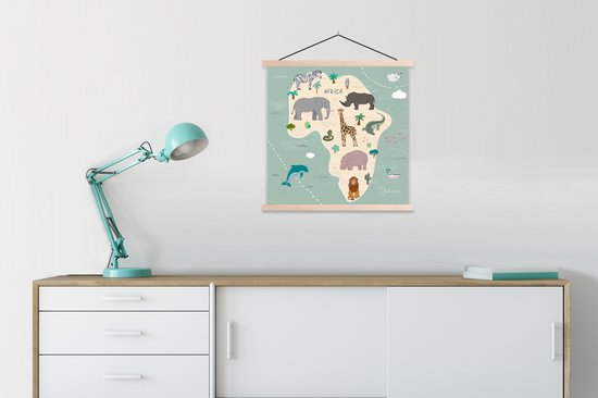 Afrique - Wereldkaart des enfants - Animaux