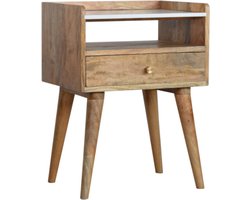 Artisan Furniture - Nachtkastje Witte Bovenkant - Scandinavische Stijl 35x45x60 cm