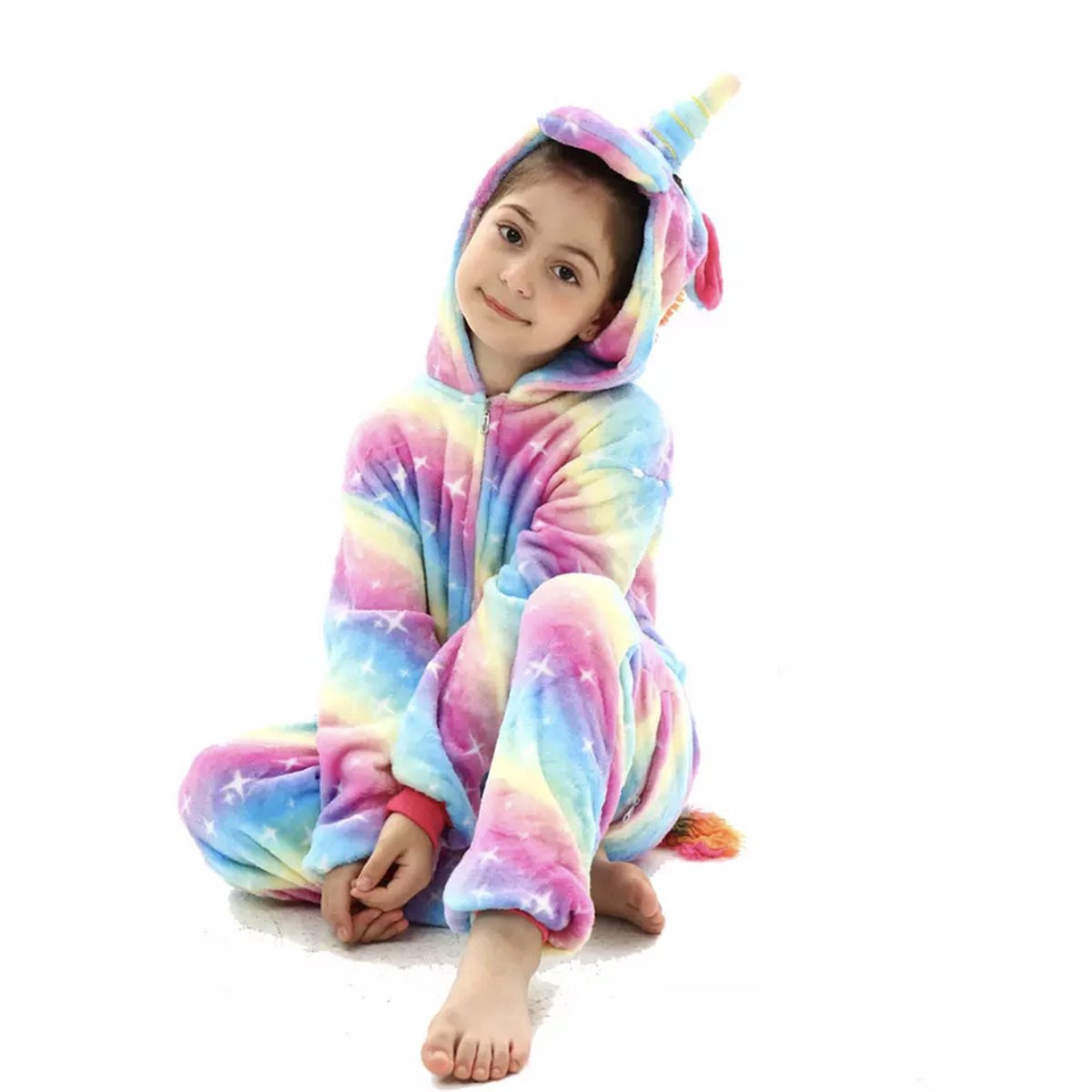 Tuta 'unicorno' In Pile - ROSA - Taglie Forti - 25.00 - Foto 4