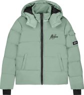 Malelions Patch Puffer Jas Dark Sage -  Maat 176