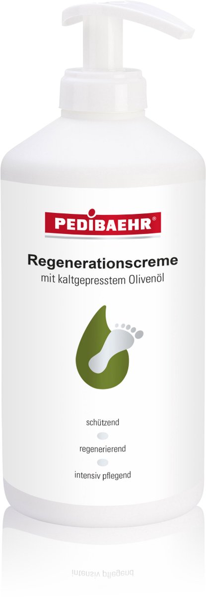 PEDIBAEHR - Voetcrème - Regeneratiecrème - Met Koudgeperste Olijfolie - 11556 - 500ml -