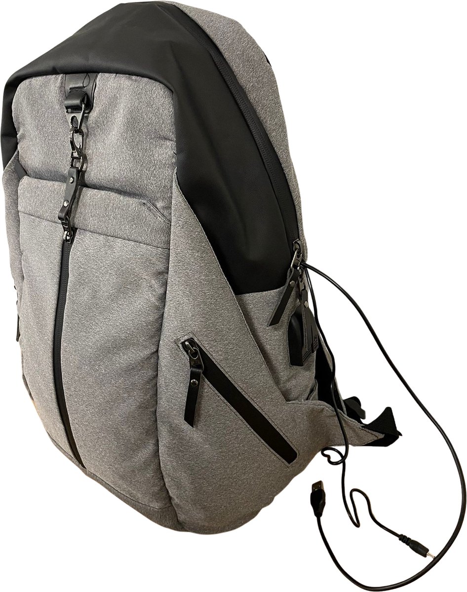 Backpack USB Laptoprugzak - 15,6 inch - Waterdichte Ritsen - Rugtas - Anti Diefstal - Design 2023