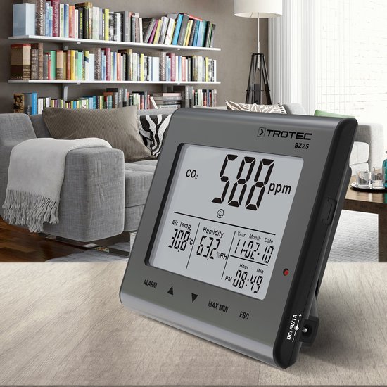 TROTEC CO2-luchtkwaliteitsmonitor BZ25