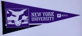 New York State - NYU - NCAA - Vaantje - American Football - Sportvaantje - Wimpel - Vlag - Pennant - Universiteit - Ivy League amerika - 31 x 72 cm