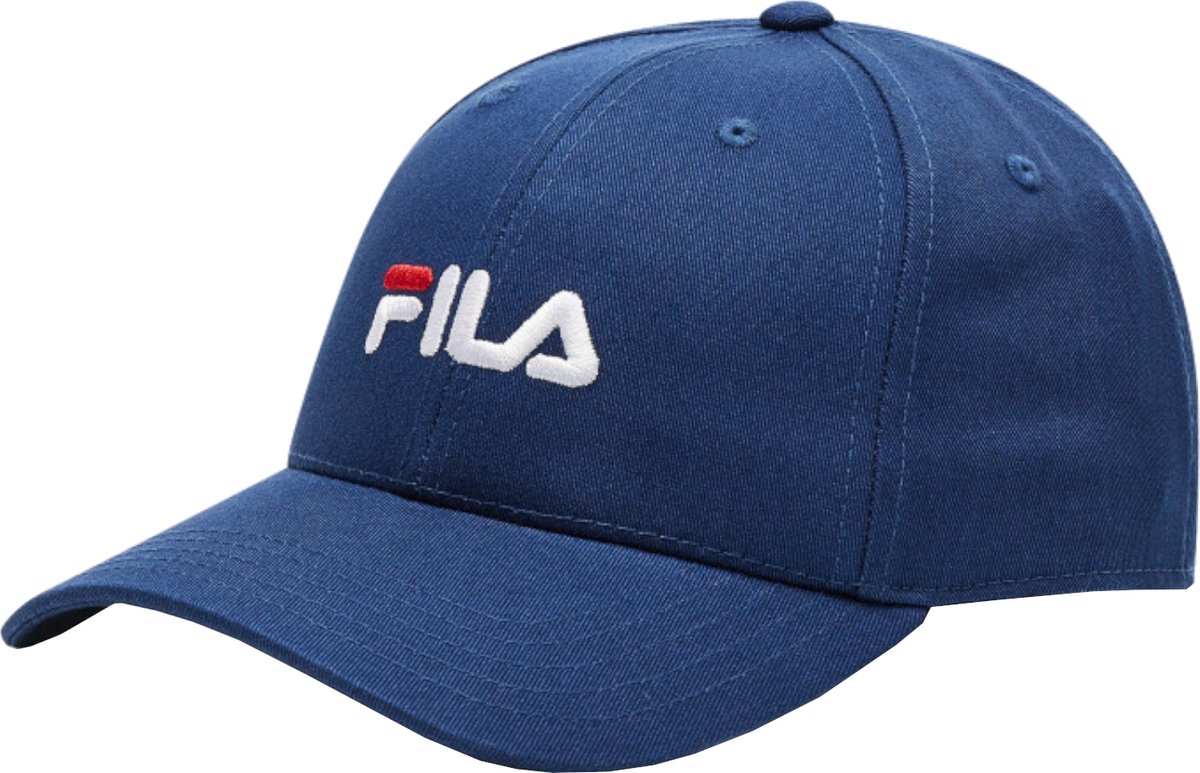 Fila Brasov 6 Panel Cap FCU0019-50001, Mannen, Marineblauw, Pet, maat: One size