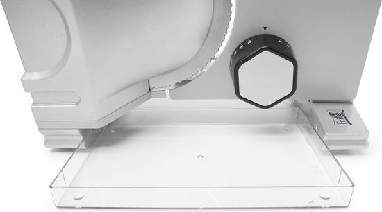 FRITEL Snijmachine SL 3710 - Allessnijder / Broodsnijder / Vleessnijder - 0-20mm - Ø 19cm - 150W - Universeel mes - Schuine slede 15° van Fritel — afbeelding 3