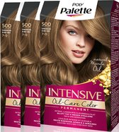 Poly Palette - 500 Donkerblond - Permanente Haarverf - Haarkleuring - 3 stuks