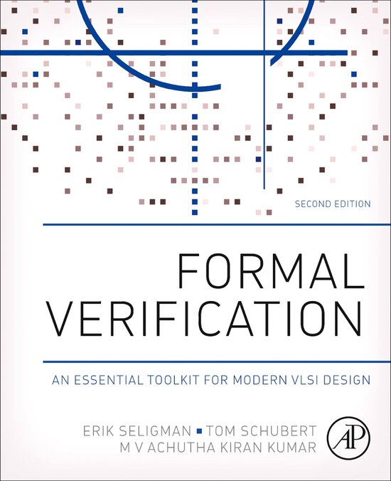 Livre "FORMAL VERIFICATION" avec un graphique bleu abstrait de points et de lignes sur fond blanc. Deuxième édition.