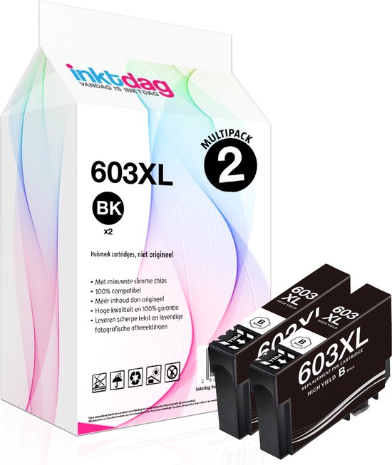 Remplacement des cartouches d'encre 603XL pour l'encre Epson 603XL  compatible avec l'imprimante Epson Expression Home XP-3100