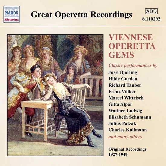 Jussi Björling, Hilde Gueden, Richard Tauber, Franz Völker - Viennese Operetta Gems (CD)
