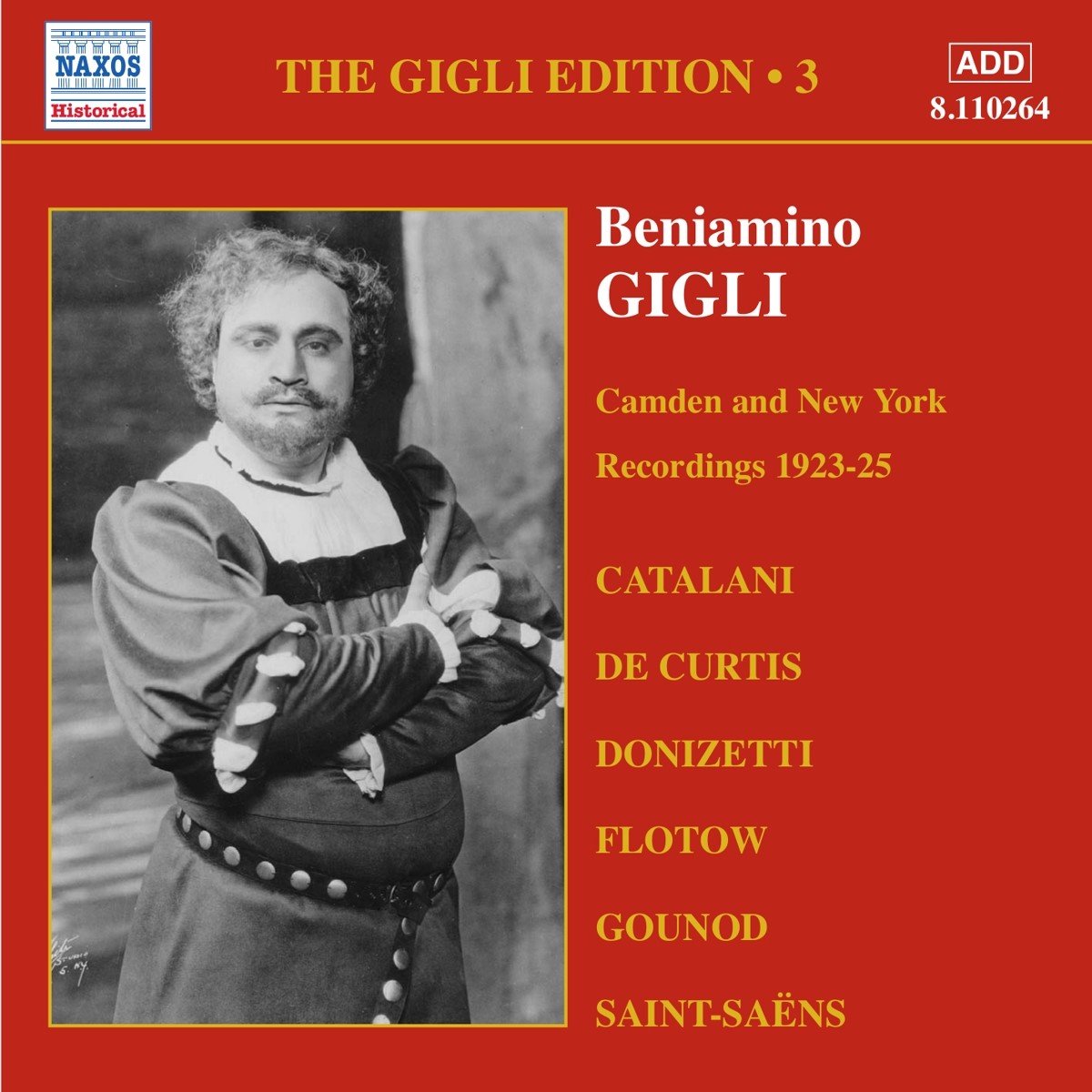 Beniamino Gigli - Volume 3 - Camden & New York (CD)