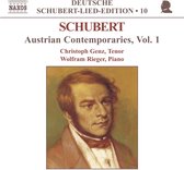 Christoph Genz & Wolfram Rieger - Schubert: Austrian Contemporaries 1 (CD)