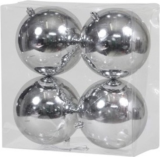 Goud & Wit Christmas Kerstballen,24 kunststof kerstballen,60 mm onbreekbare kerstboomballen,ornamenten van kunststof voor festivaldecoratie, kerstboomversiering,Mat,Glanzend,Glitter