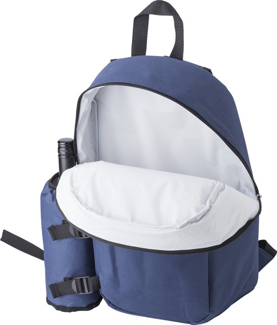 Grote koeltas rugtas/rugzak van 18 liter - blauw - 43 x 29 x 15 cm - Koeltassen - Koelrugzak van Benson — afbeelding 3