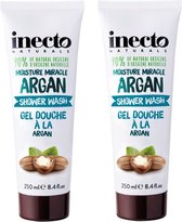 Inecto - Argan Shower Wash - 2 pak - Hydraterend - Reinigend - Natuurlijk