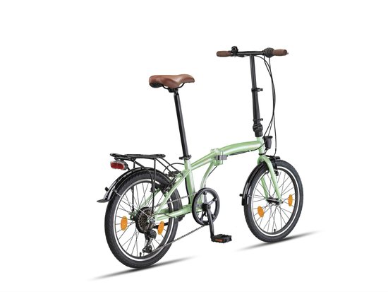Pacto Ten Vouwfiets Mint Shimano 6v 20 inch Plooifiets Folding Bike van PACTO — afbeelding 2