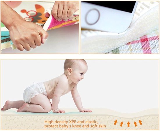 Speelkleed Dubbelzijdig - 200*180 cm - Autoweg & Vissen - Baby Speelmat van Little Dutch — afbeelding 5