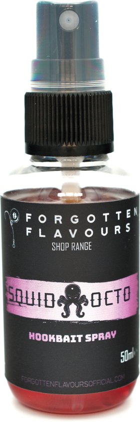 Foto: Forgotten flavours shop range squid octo hookbait spray