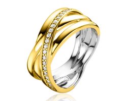 ZINZI Verguld Zilveren Ring ZIR1790Y