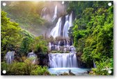 Thi lo su (tee lor su) - de grootste waterval in Thailand - Tuinposter 120x80 - Wanddecoratie - Landschap