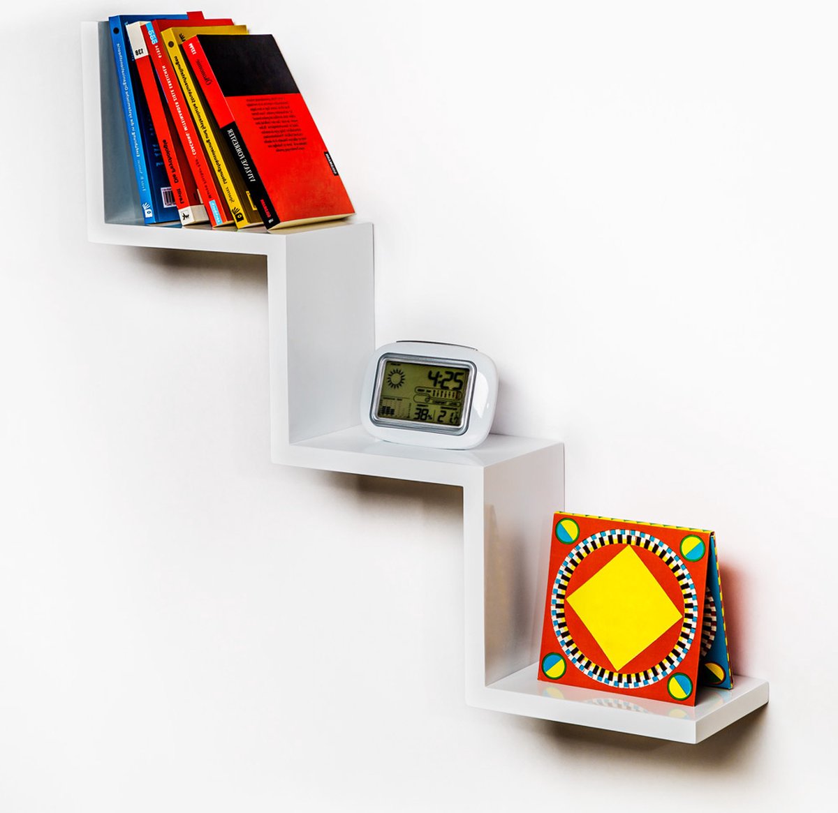 Decoratieve boomvormige boekenplank wandmontage, houten