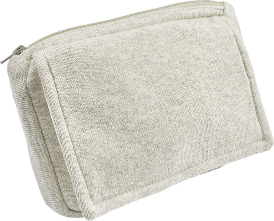 Meyco Baby Knit Basic billendoekjesetui - sand melange van Meyco — afbeelding 2