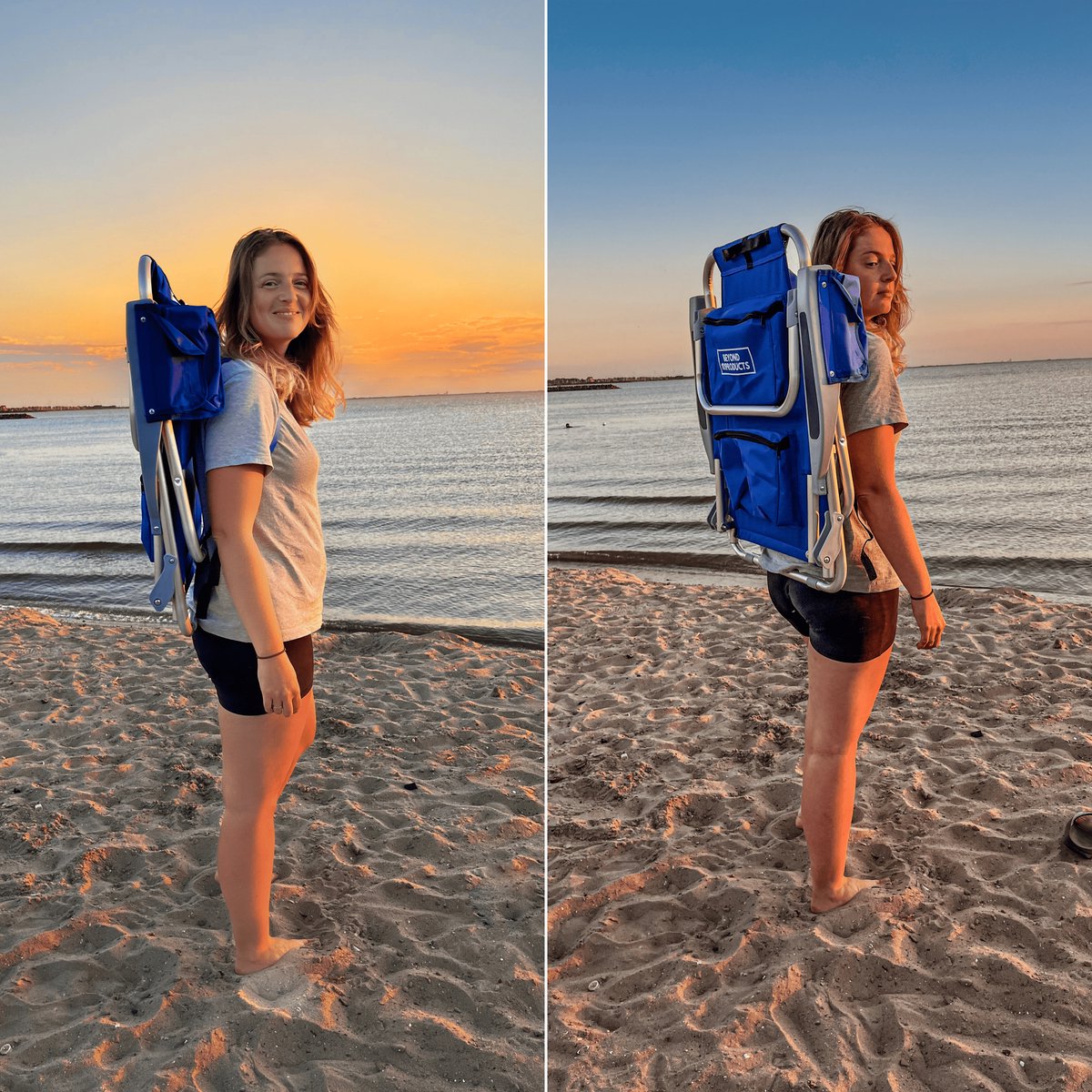 101Products Chaise de plage pliable - Chaise pliante sac à dos - Chaise de  plage... | bol.com