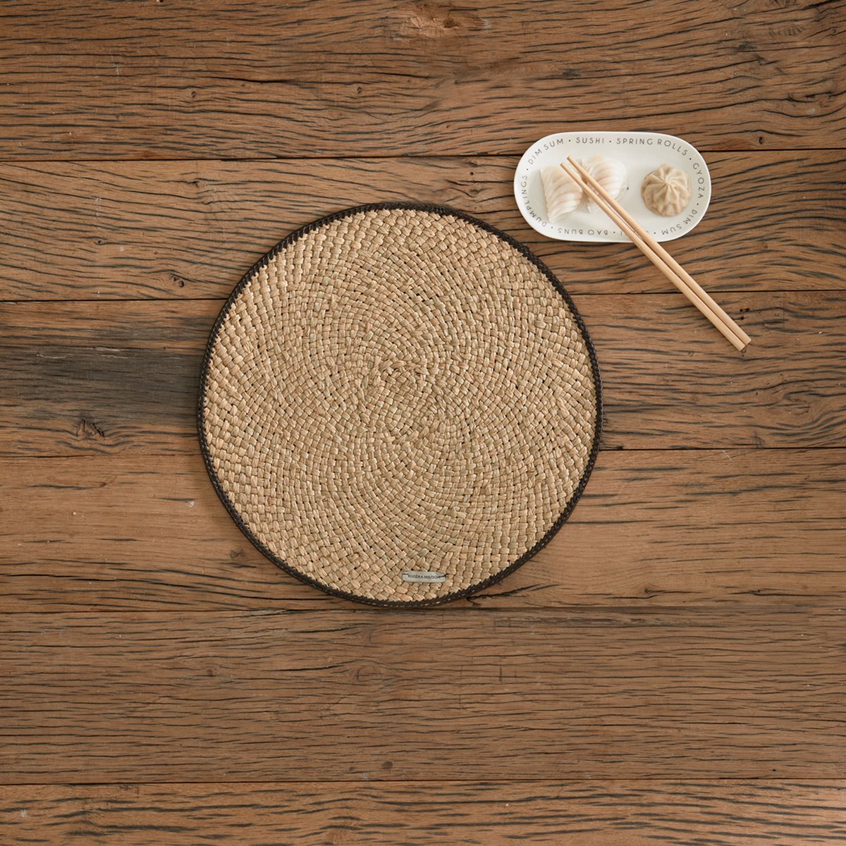 Riviera Maison Placemats rond Loft 1948 Placemat Naturel