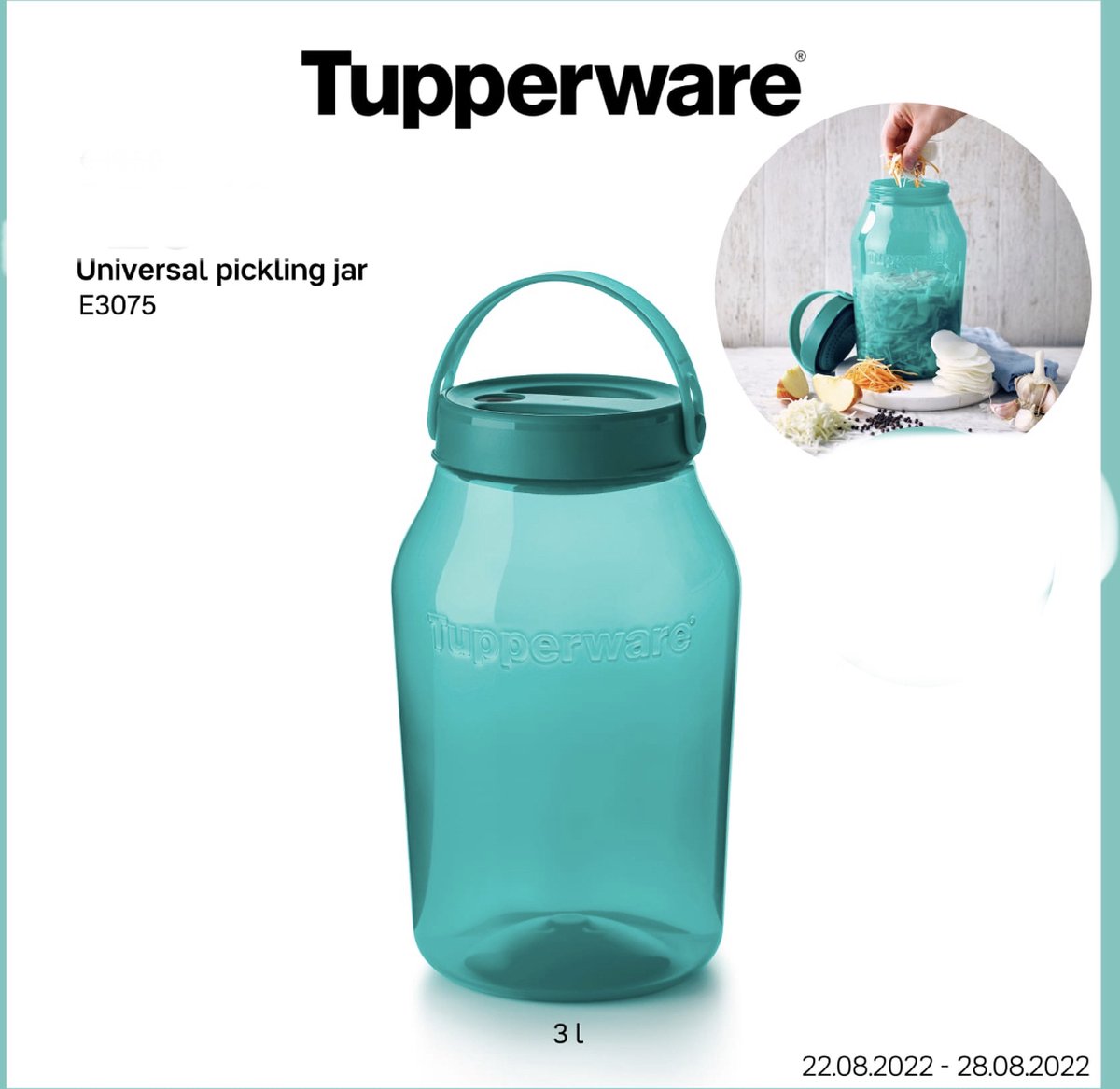 Tupperware Universal Pickling Jar
