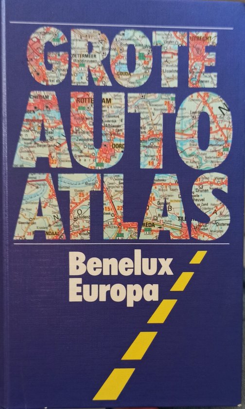 Grote auto-atlas benelux europa - cover