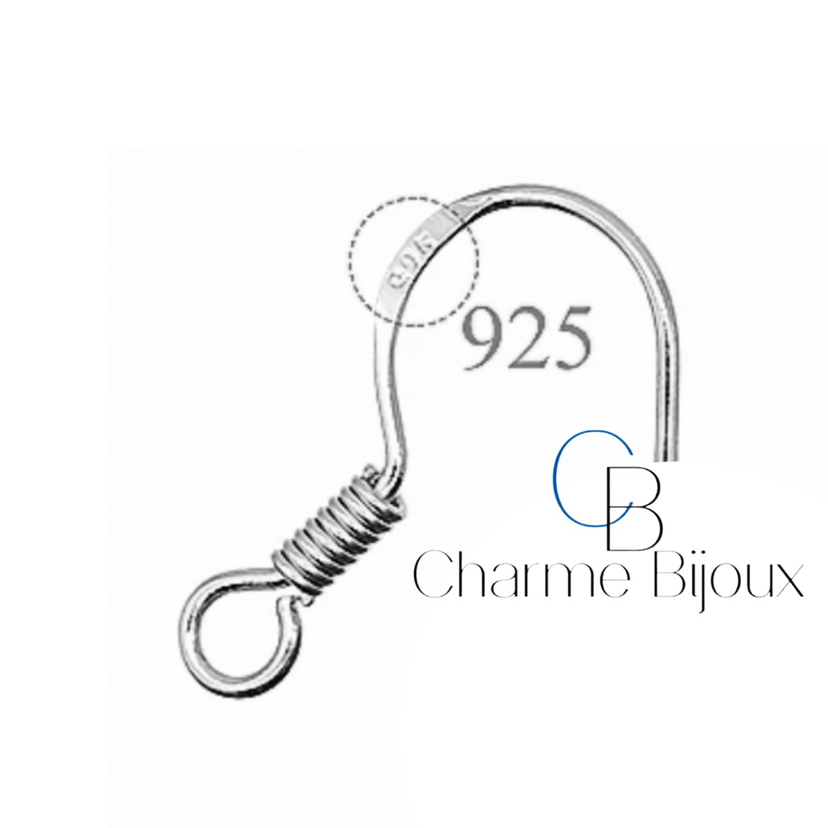Zilveren oorhangers met franse haak - 24 x 5 mm | Mostert Juweliers