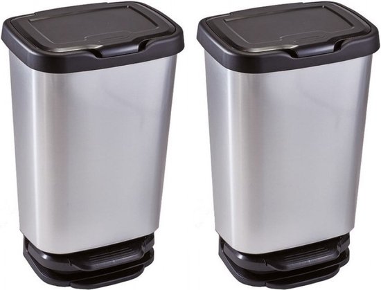EKO Ellipse pedaalemmer (40 liter, mat RVS) EKO EKO Ellipse pedaalemmer (40 liter, mat RVS) EKO