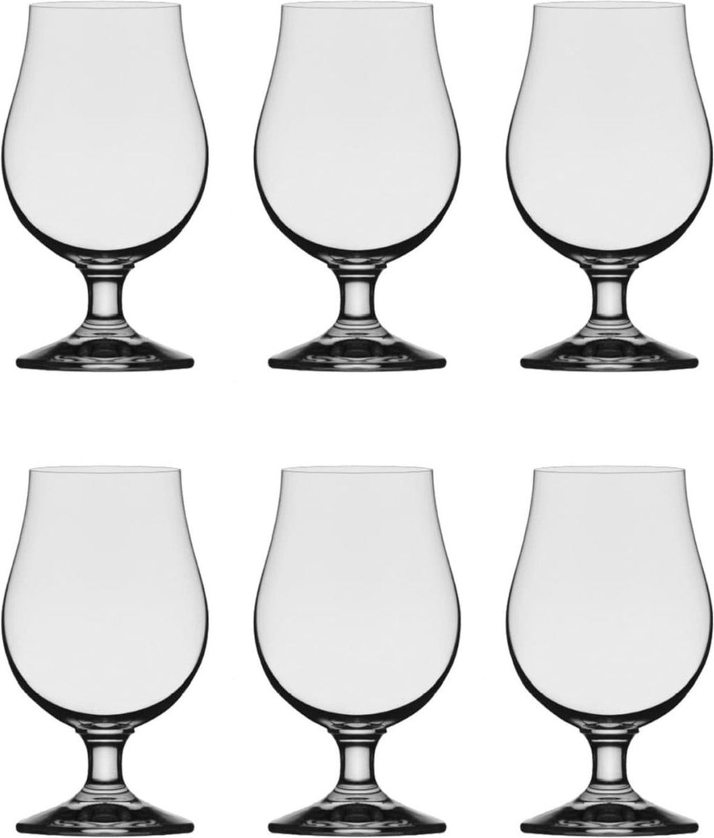 Bierglazen - Bierglas - Biertulp - BERLIN - 0,3 liter - set van 6 stuks