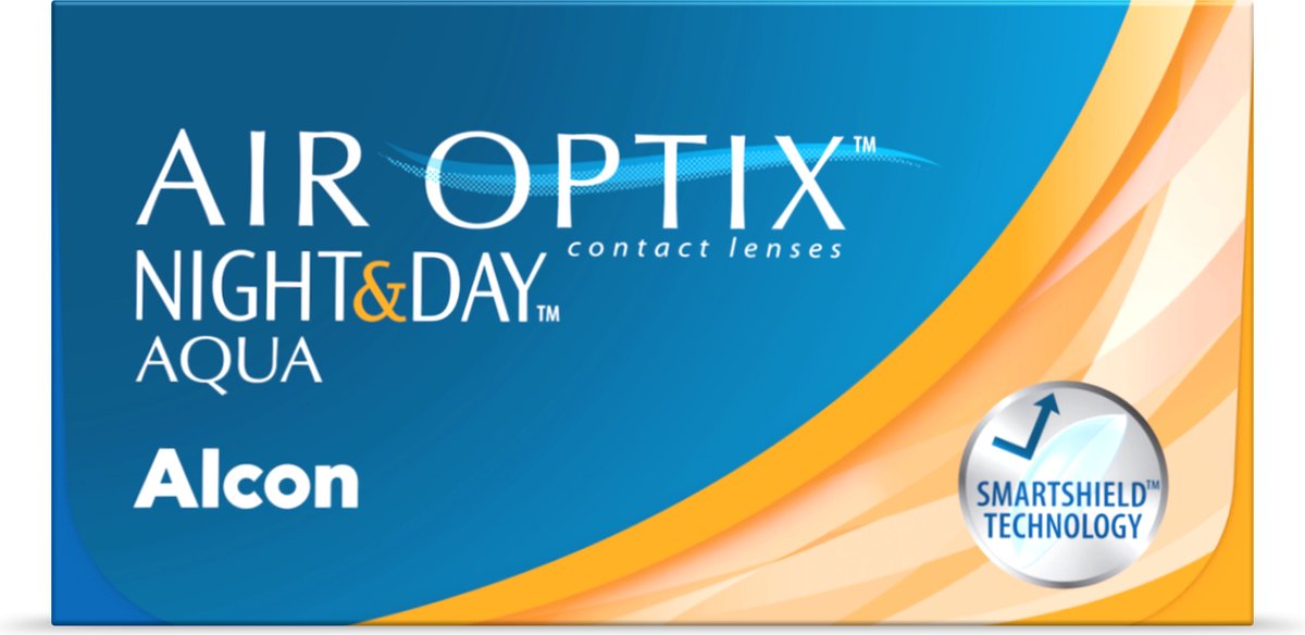 +2.50 - Air Optix® Night & Day® - 3 pack - Maandlenzen - BC 8.60 - Contactlenzen